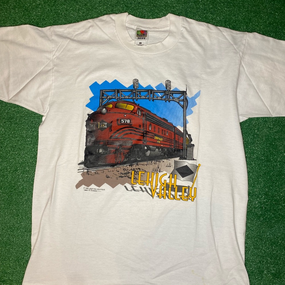 Vintage train tshirt
